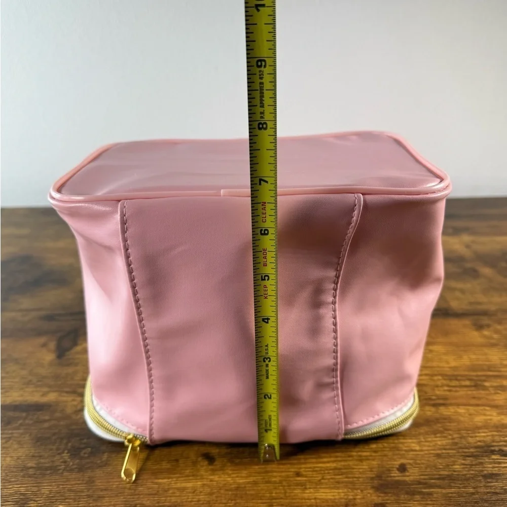 Pink Cosmetic Bag with Handle